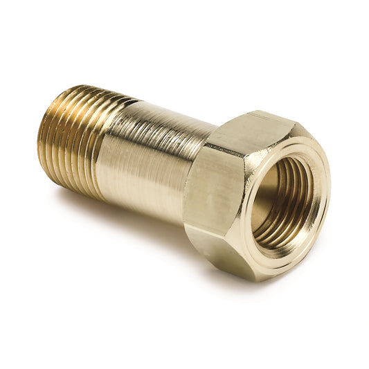 FITTING ADAPTER 3/8 In. NPT MALE EXTENSION BRASS FOR MECH. TEMP. GAUGE