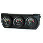 GAUGE CONSOLE OILP/WTMP/VOLT 1.5 In.  100 PSI/280 Fahrenheit/18V ELEC BLK DIAL BLK BZL AG