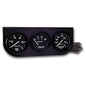 GAUGE CONSOLE OILP/WTMP/VOLT 2-1/16 In.  100 PSI/280 Fahrenheit/18V MECH BLK DIAL BLK BZL AG