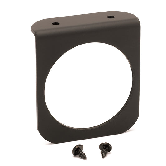 GAUGE MOUNTING PANEL SINGLE 2-5/8 In.  BLACK ALUMINUM
