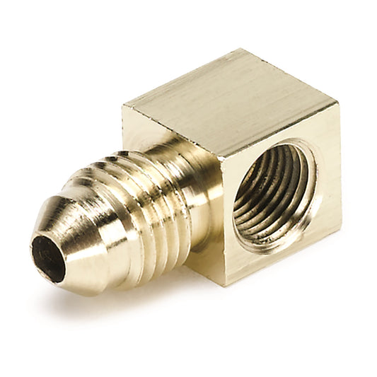 FITTING ADAPTER 90  1/8 In. NPTF FEMALE TO -4AN MALE BRASS