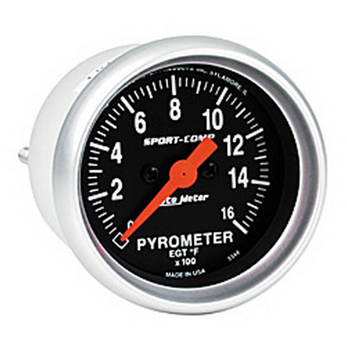 2-1/16 In. PYROMETER 0-1600 Fahrenheit SPORT-COMP