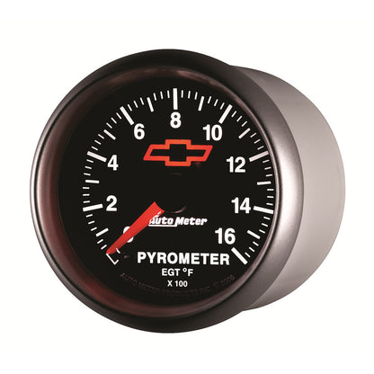 2-1/16 In. PYROMETER 0-1600 Fahrenheit GM BLACK