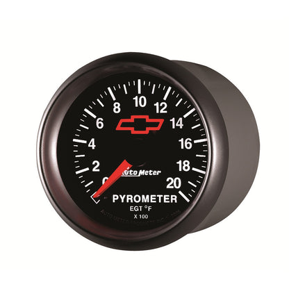 2-1/16 In. PYROMETER 0-2000 Fahrenheit GM BLACK