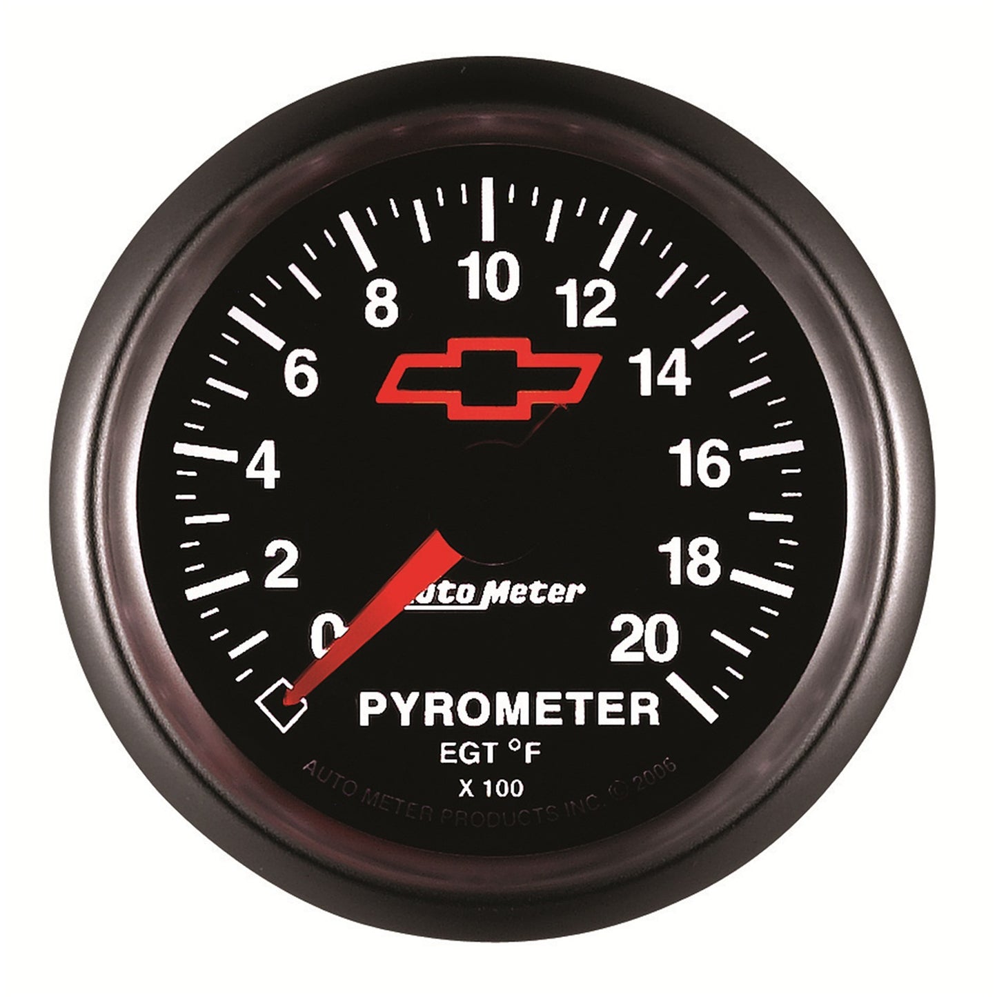 2-1/16 In. PYROMETER 0-2000 Fahrenheit GM BLACK