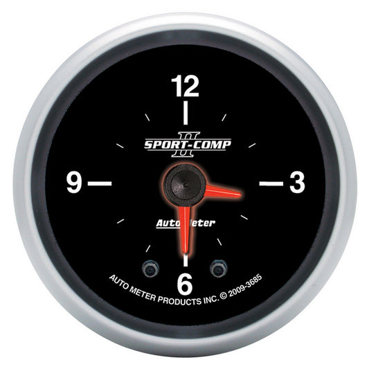 2-1/16 In. CLOCK 12 HOUR SPORT-COMP II