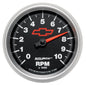 3-3/8 In. IN-DASH TACHOMETER 0-10000 RPM GM BLACK
