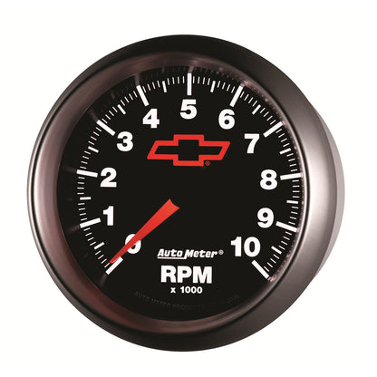 3-3/8 In. IN-DASH TACHOMETER 0-10000 RPM GM BLACK