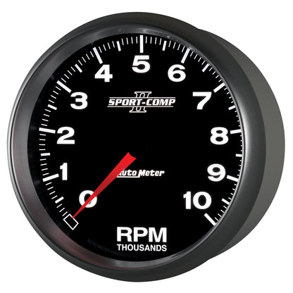 5 In. IN-DASH TACHOMETER 0-10000 RPM SPORT-COMP II