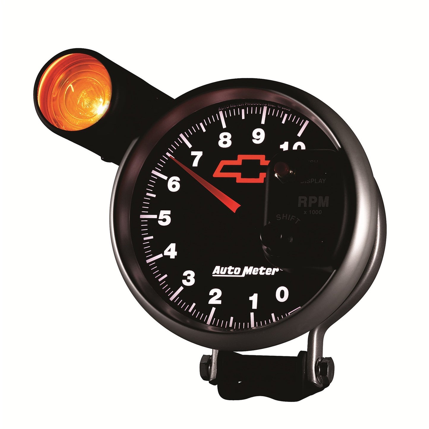 5 In. PEDESTAL TACHOMETER 0-10000 RPM GM BLACK