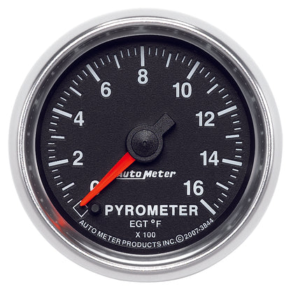 2-1/16 In. PYROMETER 0-1600 Fahrenheit GS