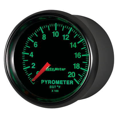 2-1/16 In. PYROMETER 0-2000 Fahrenheit GS