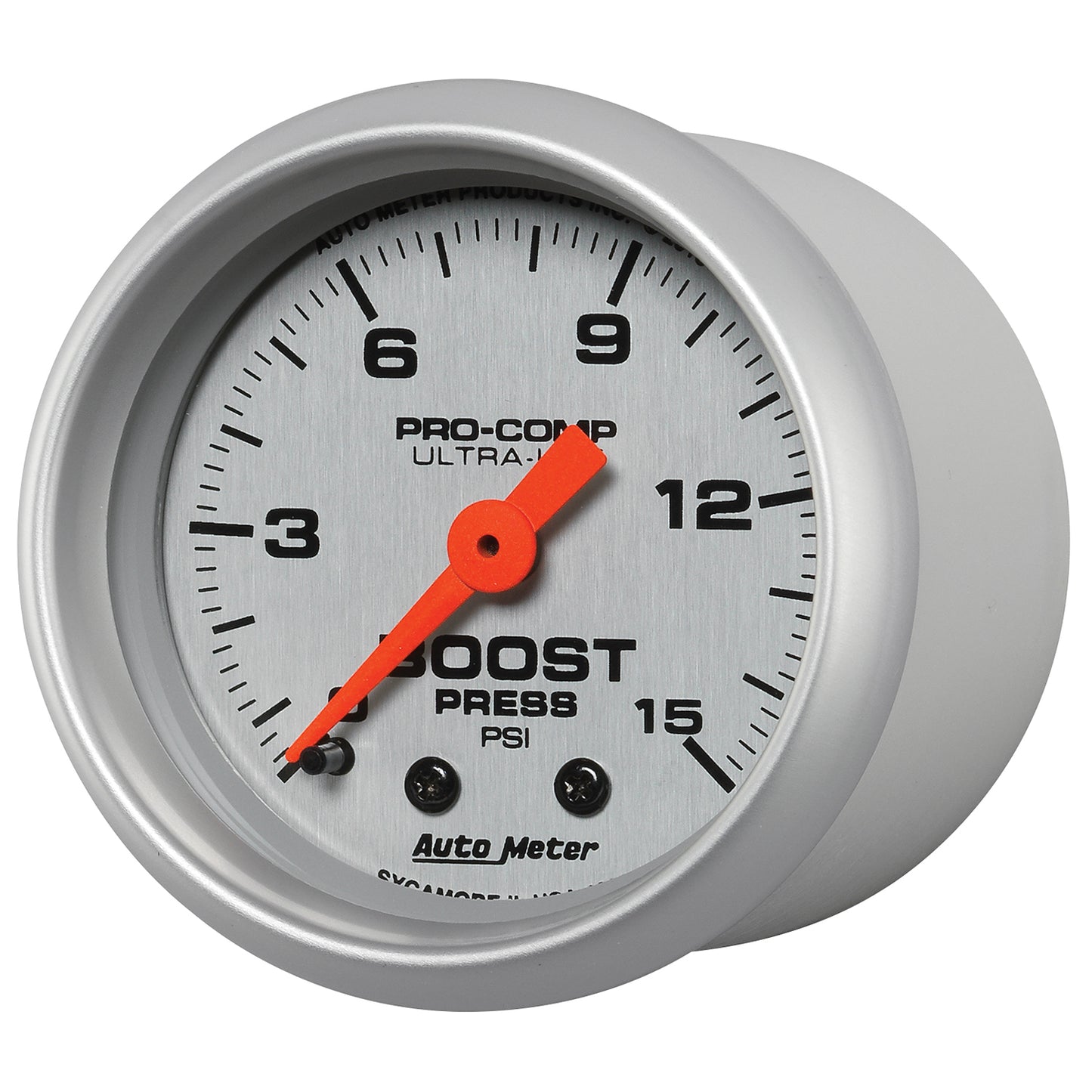 AutoMeter 2-1/16 in. Boost Gauge 0-15 PSI Mechanical Ultra-Lite - ATM-4302