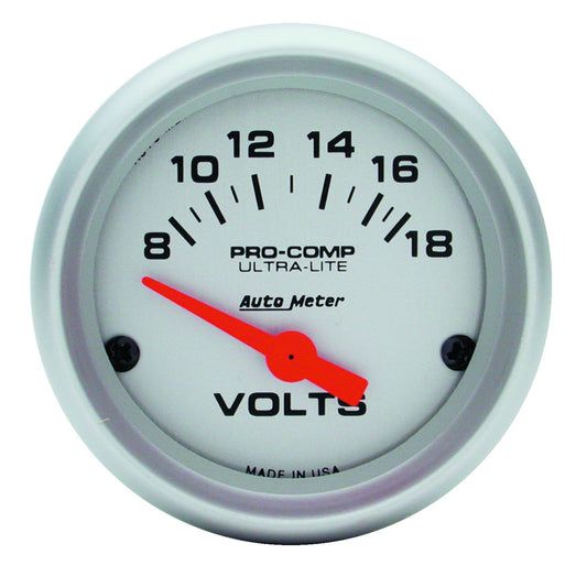 2-1/16 In. VOLTMETER 8-18V ULTRA-LITE