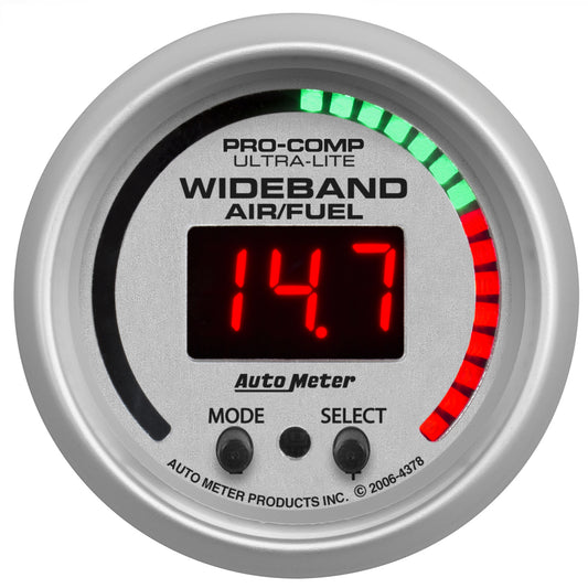 2-1/16 In. WIDEBAND PRO PLUS AIR/FUEL RATIO 6:1-20:1 AFR ULTRA-LITE