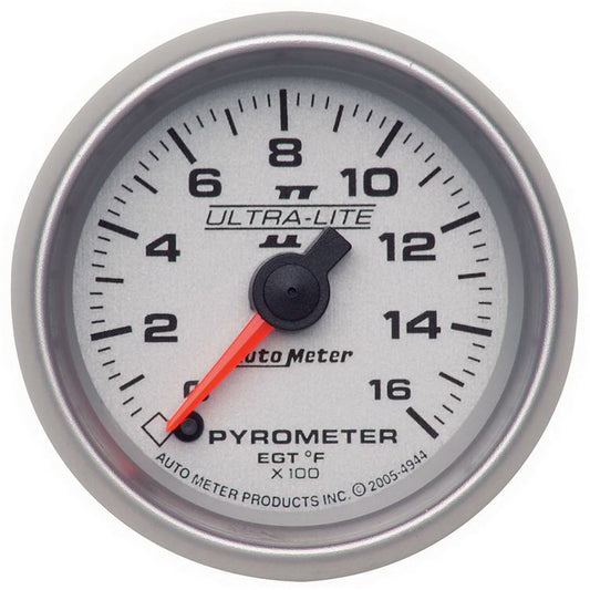 2-1/16 In. PYROMETER 0-1600 Fahrenheit ULTRA-LITE II