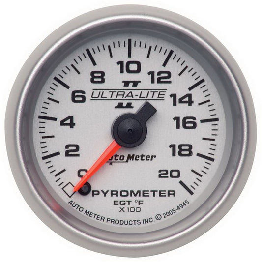 2-1/16 In. PYROMETER 0-2000 Fahrenheit ULTRA-LITE II