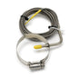 THERMOCOUPLE KIT TYPE K 3/16 In. DIA CLOSED TIP 10FT. INCL. STAINLESS BAND CLAMP