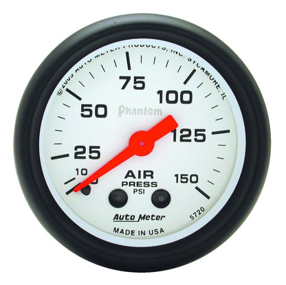 AutoMeter 2-1/16 in. Air Pressure 0-150 PSI Phantom - ATM-5720
