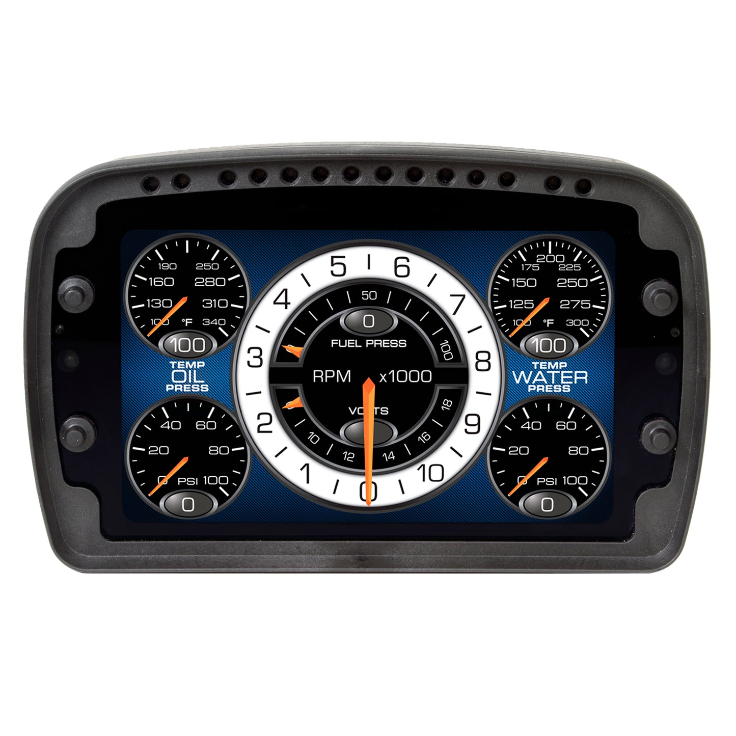 8-1/2 In. W X 5-1/4 In. H X 1-3/8 In. D LCD DASH USER CONFIGURABLE