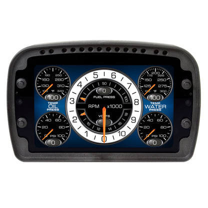 8-1/2 In. W X 5-1/4 In. H X 1-3/8 In. D LCD DASH USER CONFIGURABLE