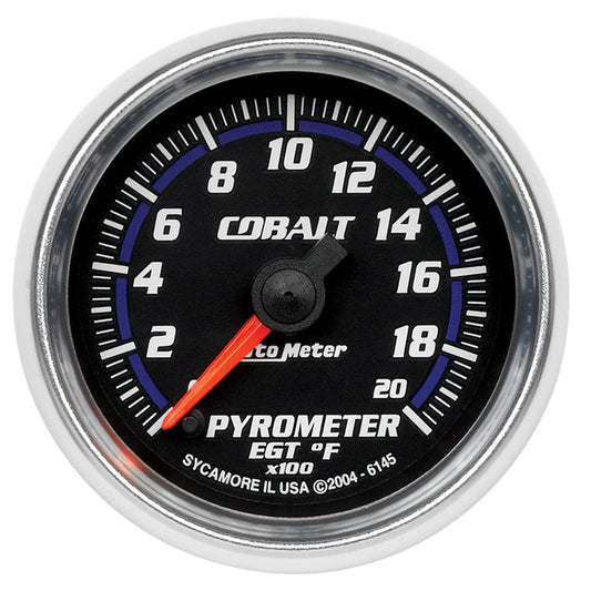 2-1/16 In. PYROMETER 0-2000 Fahrenheit COBALT