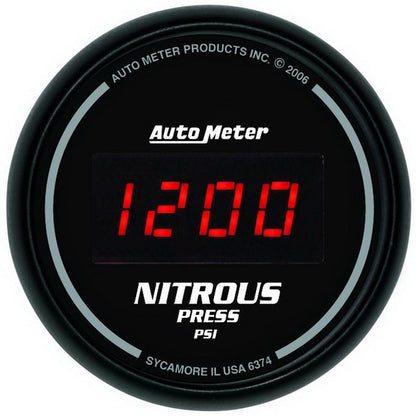2-1/16 In. NITROUS PRESSURE 0-1600 PSI SPORT-COMP DIGITAL