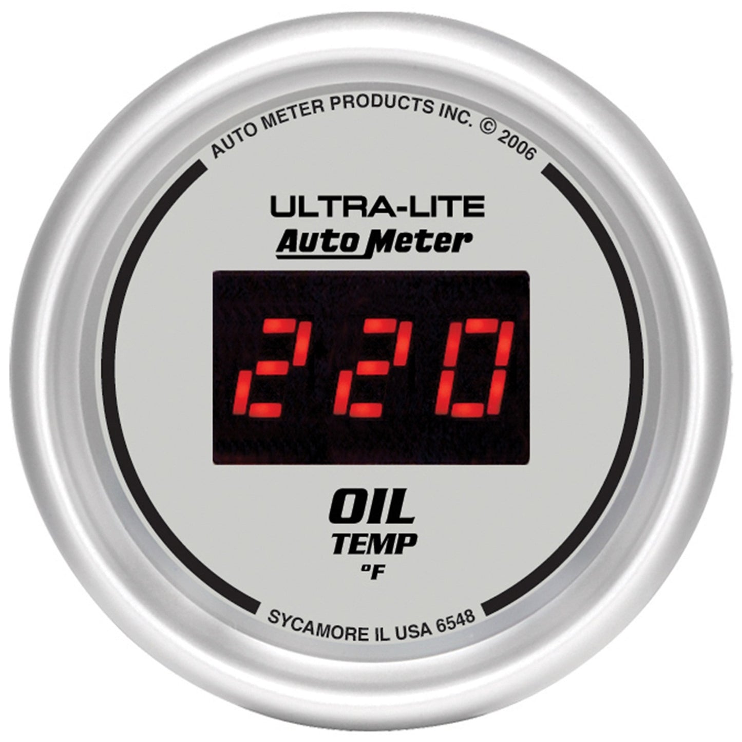 2-1/16 In. OIL TEMPERATURE 0-340 Fahrenheit ULTRA-LITE DIGITAL