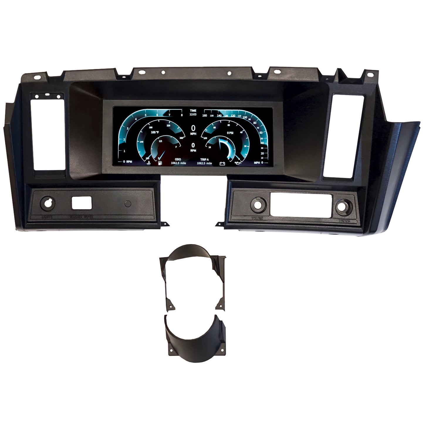INVISION LCD DASH KIT 69 CAMARO DIRECT FIT DIGITAL DASH