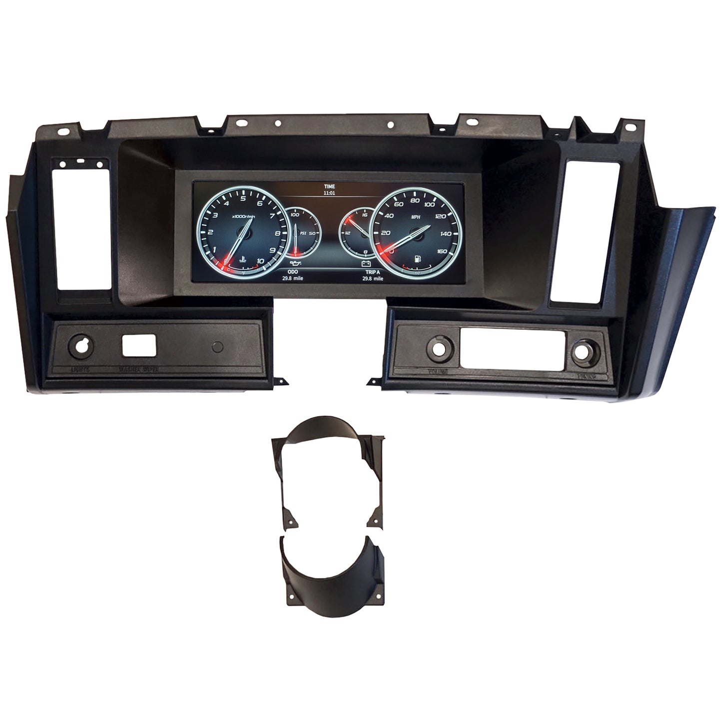 INVISION LCD DASH KIT 69 CAMARO DIRECT FIT DIGITAL DASH