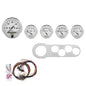 5 GAUGE DIRECT-FIT DASH KIT CHEVY CAR 53-54 OLD TYME WHITE