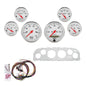 6 GAUGE DIRECT-FIT DASH KIT CHEVY TRUCK 60-63 ARCTIC WHITE