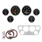 6 GAUGE DIRECT-FIT DASH KIT FORD TRUCK 53-55 DESIGNER BLACK