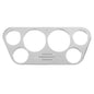 DIRECT FIT DASH PANEL FORD TRUCK 53-55 6 GAUGE BILLET
