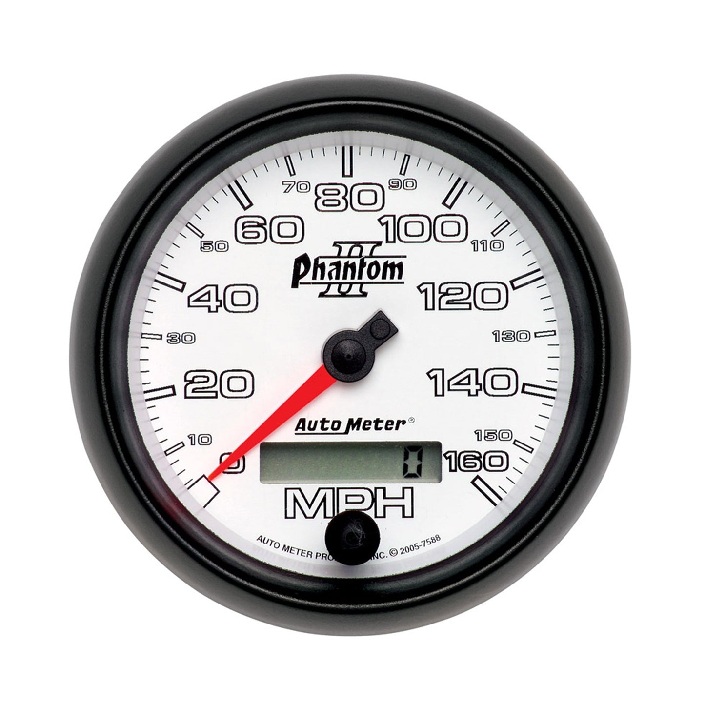 3-3/8 In. SPEEDOMETER 0-160 MPH PHANTOM II