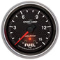 2-5/8 In. FUEL PRESSURE 0-15 PSI SPORT-COMP II