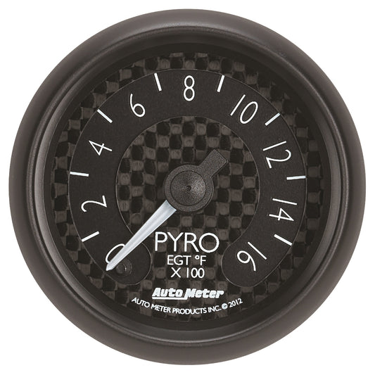 2-1/16 In. PYROMETER 0-1600 Fahrenheit GT