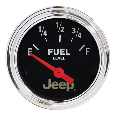 AutoMeter 2-1/16 in. Jeep Fuel Level Gauge E/F 0-90 Ω - ATM-880243