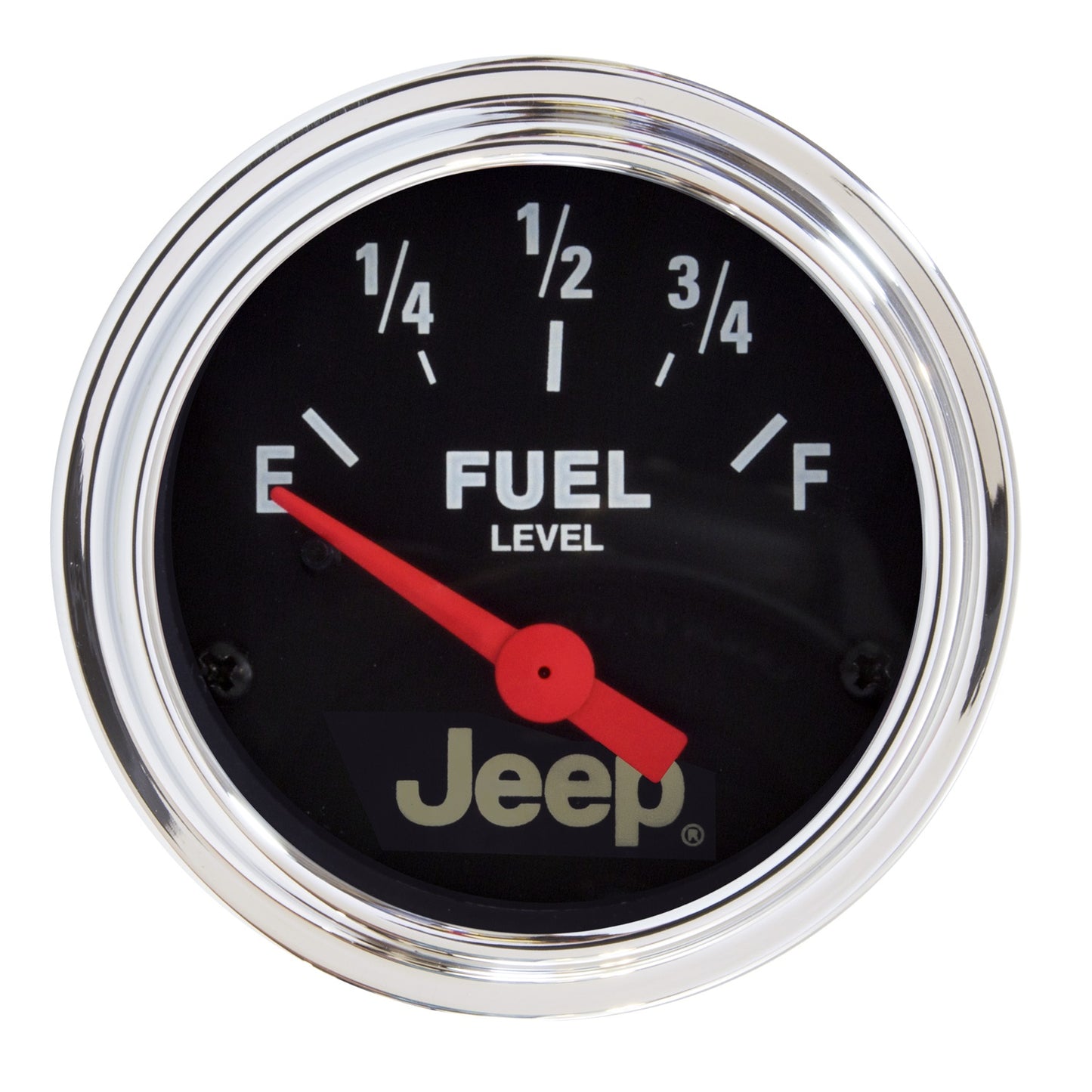 AutoMeter 2-1/16 in. Jeep Fuel Level Gauge 73-10 Ω Black - ATM-880428