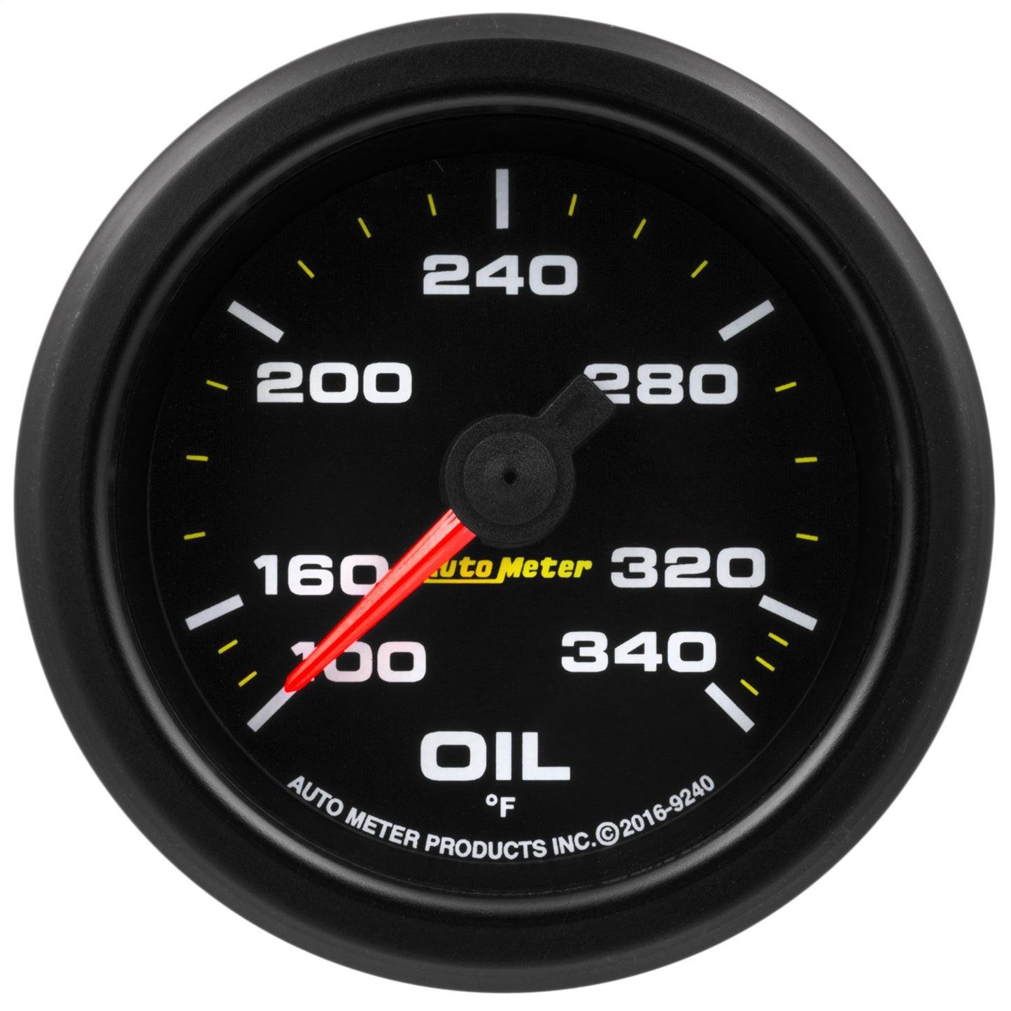 AutoMeter 2-1/16 in.  Oil Temp 340°F Extreme Environment W/Peak & Warn – ATM-9240