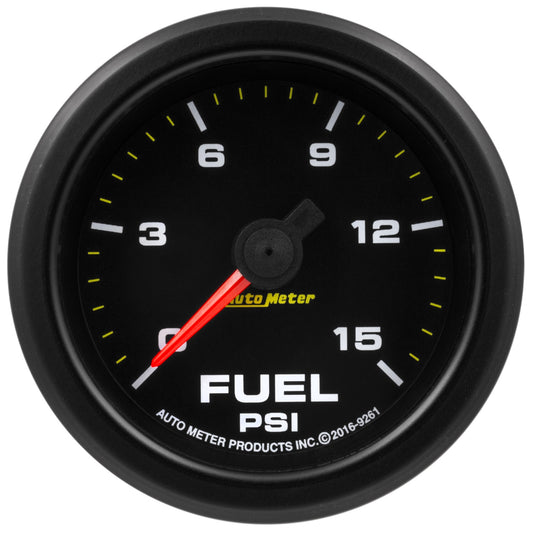 AutoMeter 2 1/16 in. Fuel Pressure Gauge 0-15 PSI Extreme Environment - ATM-9261