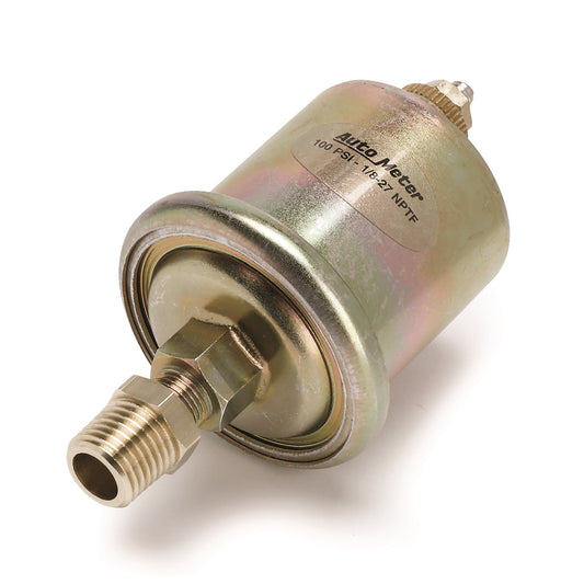 SENSOR OIL PRESSURE 0-100PSI 1/8 In. NPT MALE FOR SHORT SWEEP ELEC.