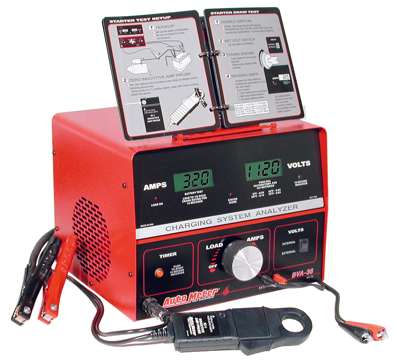 BVA-36/2; 800 Amp Variable Load Battery/Electrical System Tester