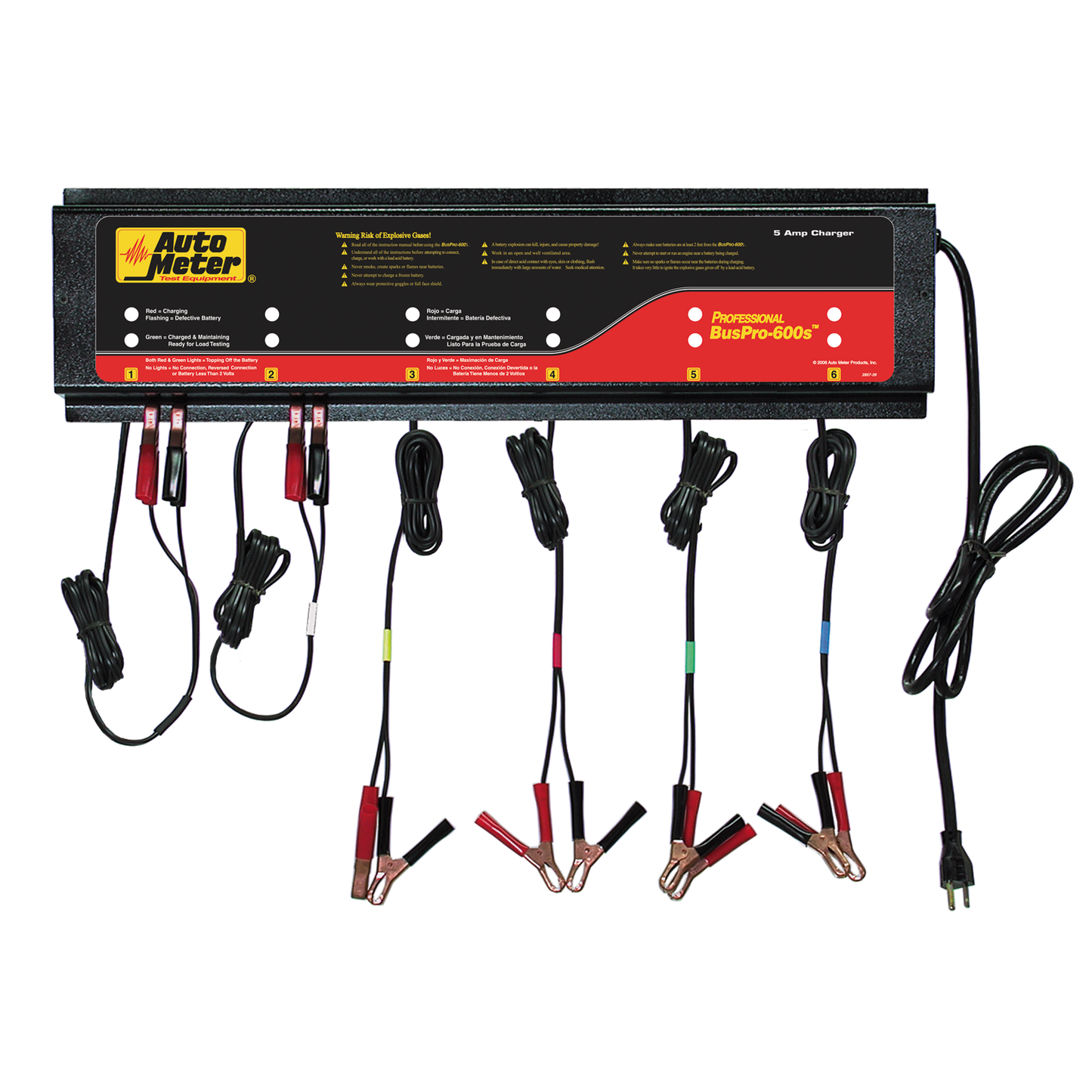 BUSPRO-600S; Smart Battery Charger - 6 Channel  120v 5 Amp