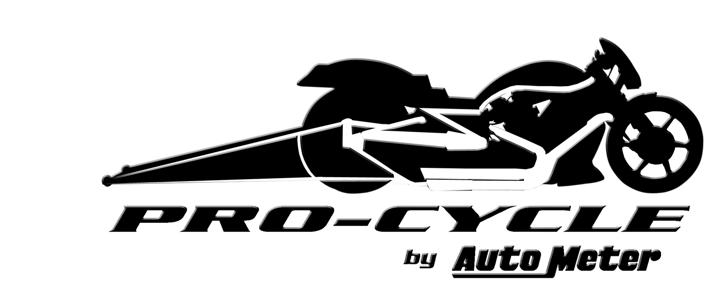 3-3/4 In. SPEEDOMETER 0-120 MPH WHITE PRO-CYCLE